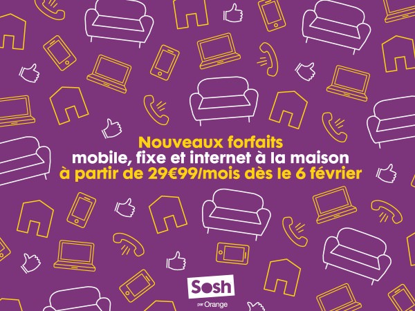 Avoir Deux Box Internet Chez Soi Sosh propose la Livebox Play avec du VDSL2 pour augmenter le débit, TV