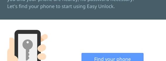 Chrome OS Easy Unlock