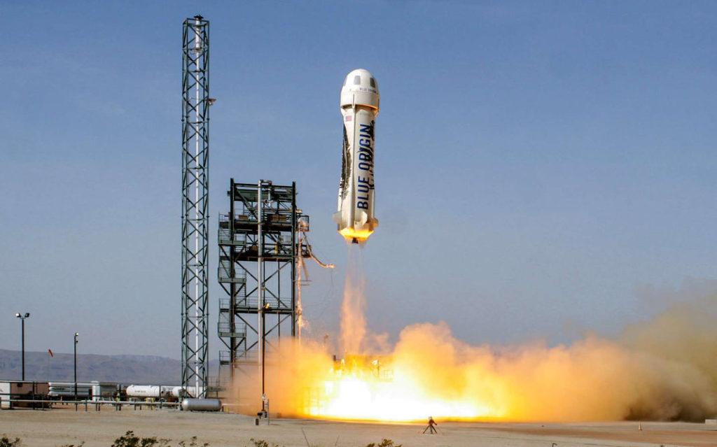 Blue Origin (Amazon) réussit un nouvel essai de sa fusée New Shepard