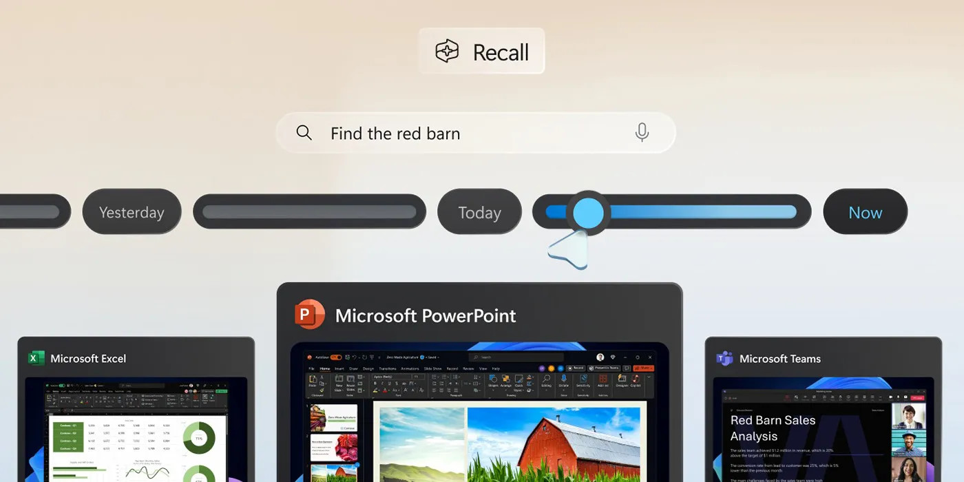 Recall la fonction controversée de Windows 11 est disponible en test