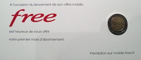 free mobile 2 euros