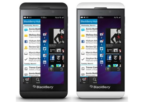 BlackBerry Z10 Noir et Blanc