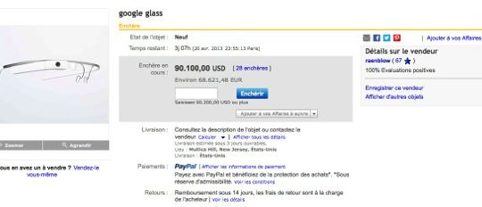 Google Glass eBay
