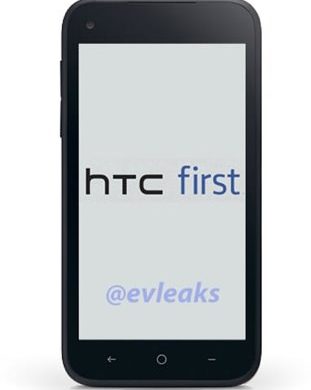 HTC First Facebook Phone Rendu