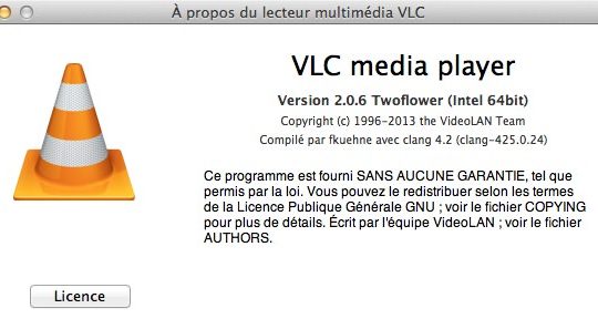 VLC 2.0.6 Mac