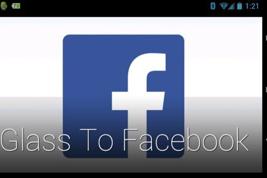 Glass to Facebook