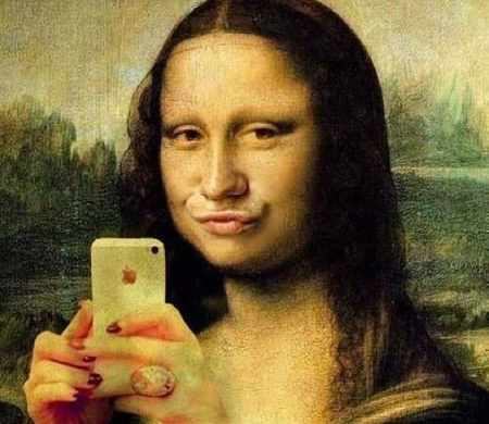 Mona Lisa Duke Face Selfie