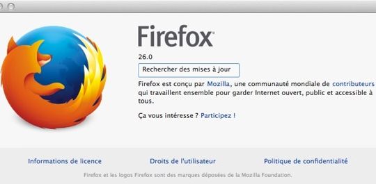 Firefox 26 Mac
