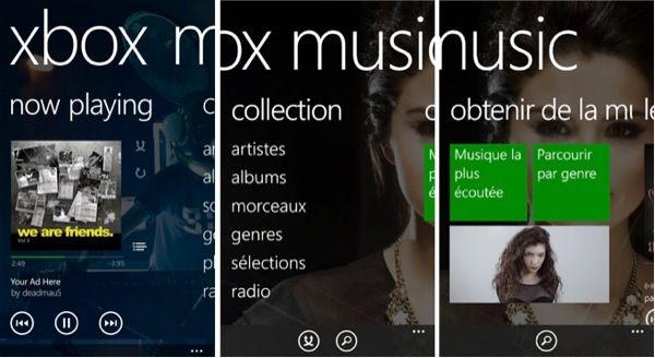 Xbox Music Windows Phone