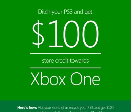 Microsoft Rachete PS3 100 dollars