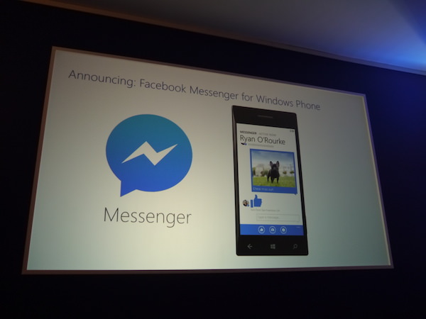 Facebook Messenger Bientot Disponible Windows Phone