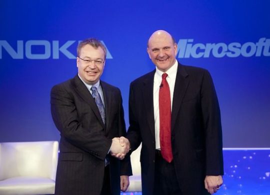 Stephen Elop Nokia Steve Ballmer Microsoft