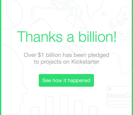 kickstarter milliard