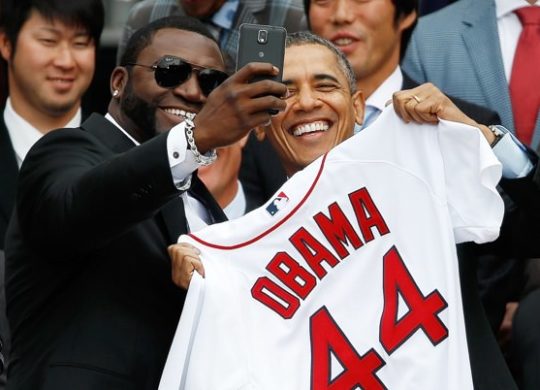 David Ortiz Selfie Obama