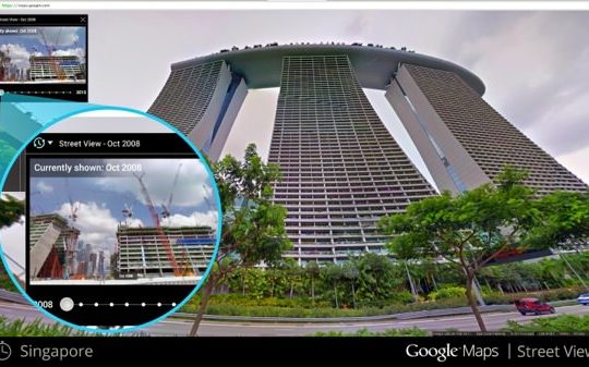 Google Maps Street View Retour vers le passe