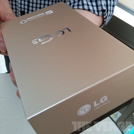LG G3 Boite Modele Or