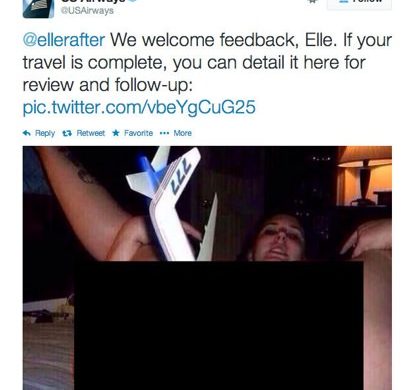 US Airways Tweet Sex-Toy