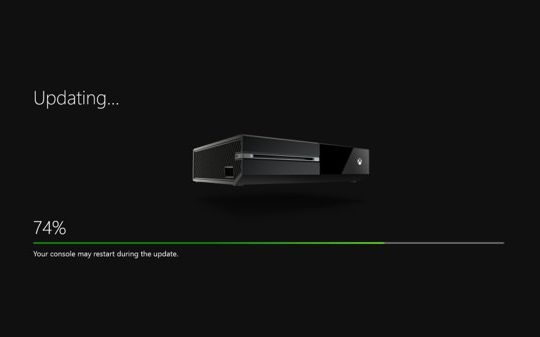 Xbox One Mise a Jour