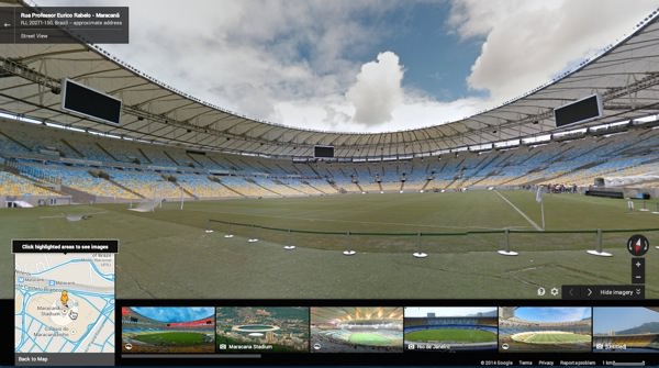 Google Maps Street View Stade Bresil