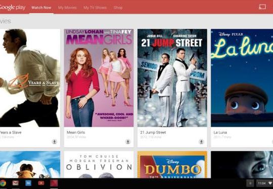 Google Play Movies-Chrome OS