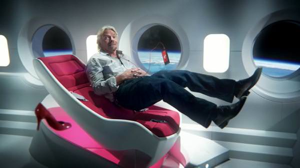 Richard Branson In Space