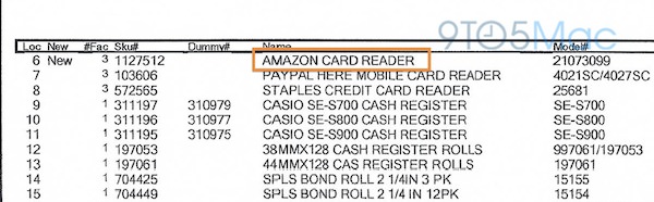 Fuite Document Amazon Lecteur Carte Bancaire
