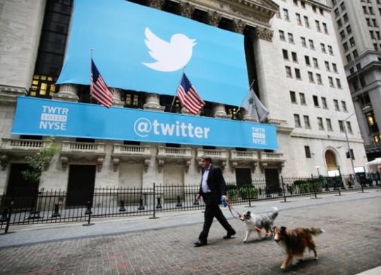 Twitter Bourse Wall Street