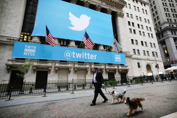 Twitter Bourse Wall Street