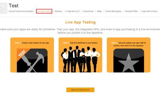Live App Testing
