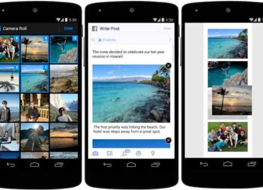 Facebook Changer Ordre Photo Android