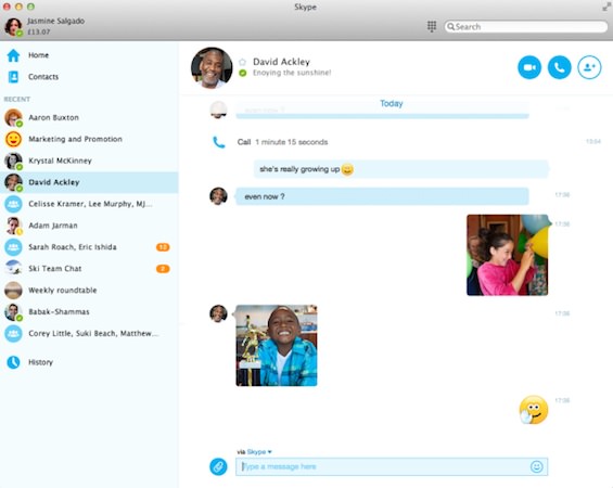 Skype 7.0 Mac