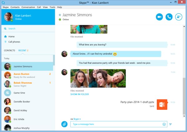 Skype 7.0 Windows