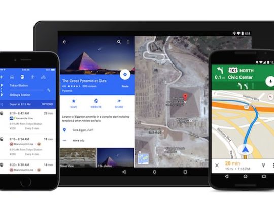 Google Maps Application Material Design