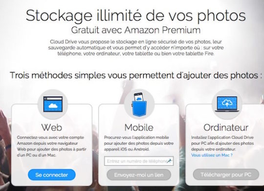 Amazon Stockage Photo France