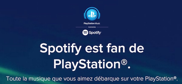 PlayStation Music Spotify