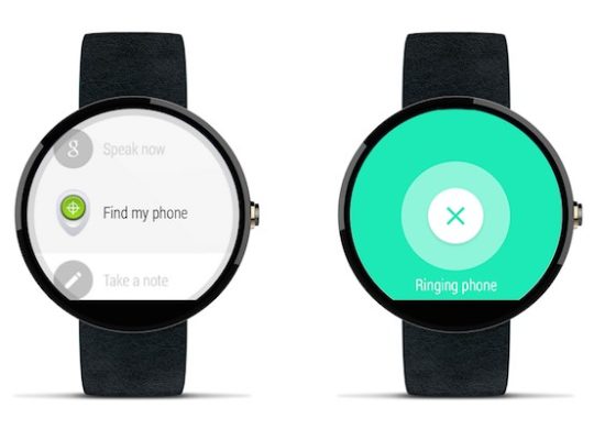 Android Wear Localiser Telephone