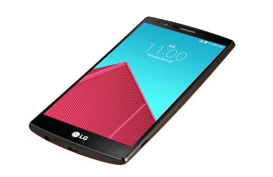 LG G4 Officiel Noir Avant