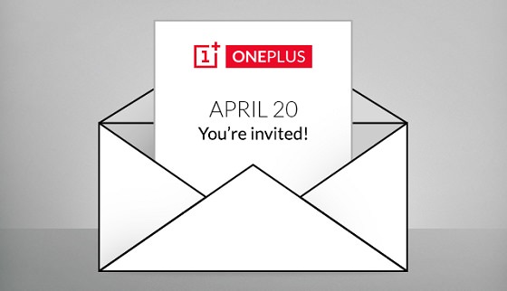 OnePlus Invitation 20 Avril 2015