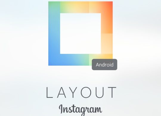 Application Instagram Layout
