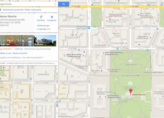 Nigga House  Google Maps Maison Blanche
