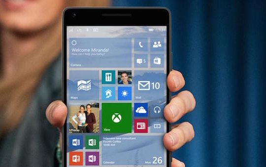 Windows 10 Mobile Smartphone