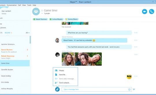 Skype Application Bureau Windows