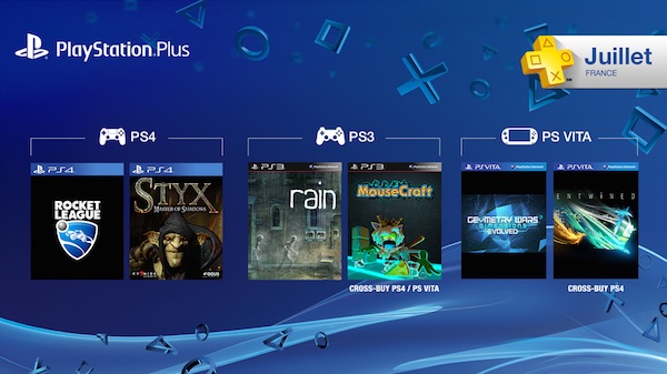 PlayStation Plus Jeux Offerts Juillet 2015