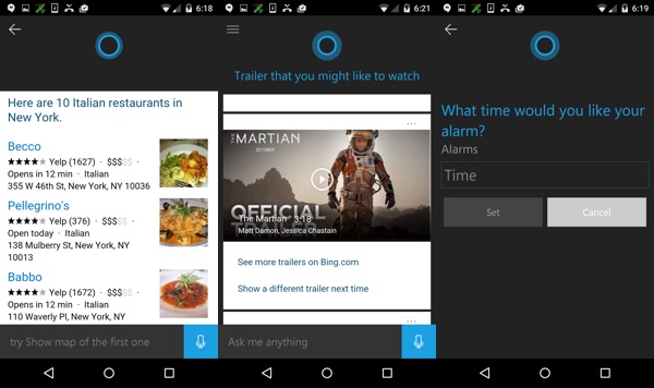 Cortana Android Beta Publique