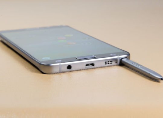 Galaxy Note 5 Stylet Envers