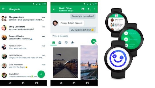 Hangouts 4.0 Application Android