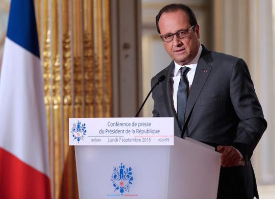 Francois Hollande Conference de Presse