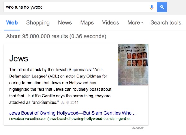 Qui Controle Hollywood Juifs Google