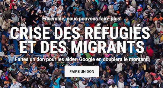 Refugies Migrants Dons Google