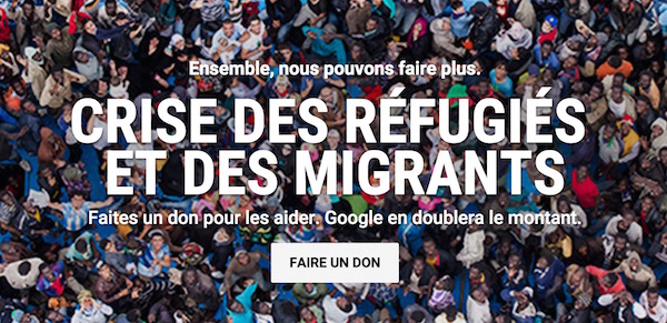 Refugies Migrants Dons Google